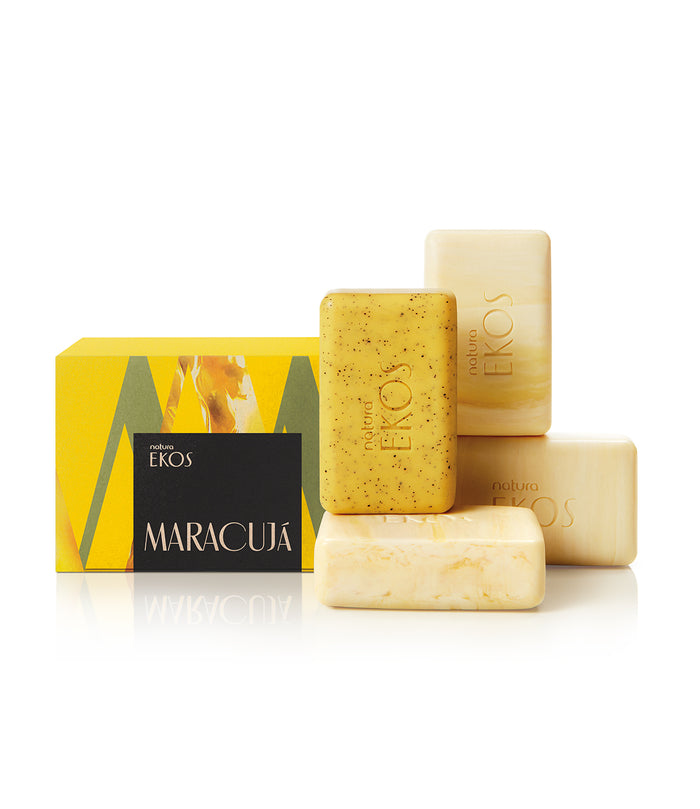 Ekos Maracujá Creamy & Exfoliating Monopack Bar Soap Set