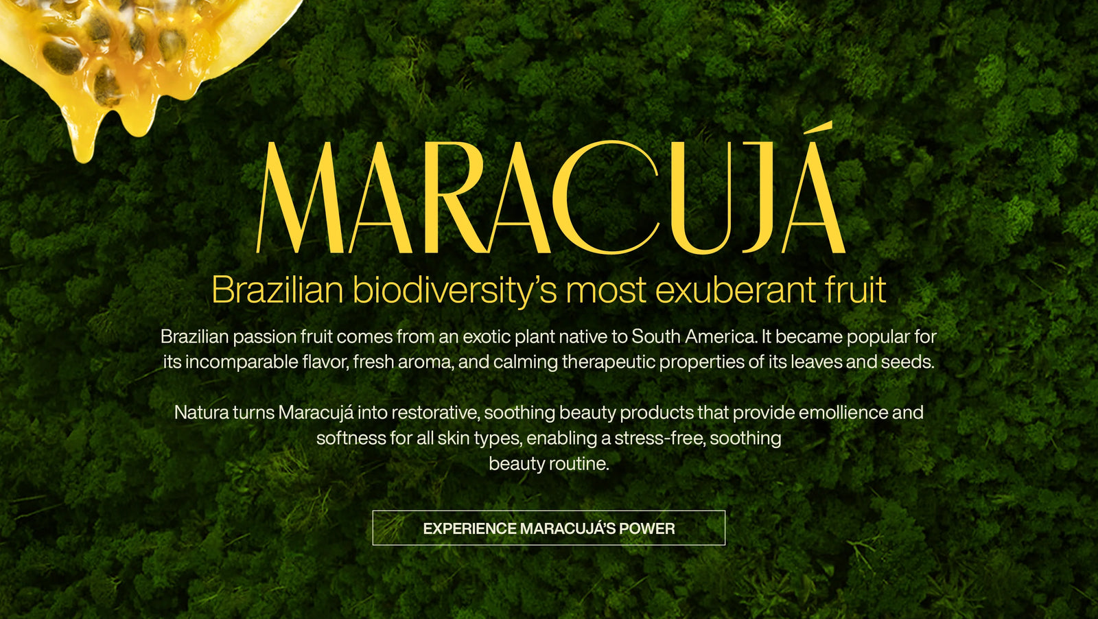 Maracuja banner biodiversity