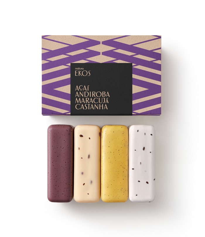 Ekos Exfoliating Bar Soap Set - Açaí, Andiroba, Maracujá & Castanha_mobile