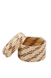 Brown Raffia Basket